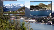 Stryn, Vågsøy og Naustdal (Foto: Fotomontasje)