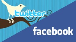 Twitter og facebook (Foto: NRK)