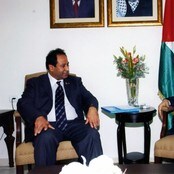 Aamir Sheikh og Mahmoud Abbas  (Foto: Privat)