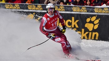 Aleksander Aamodt Kilde ble nummer fire og misset pallen med 15 hundredeler.
