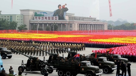 Militærparade i Pyongyang (Ap) Militærparade i Pyongyang (Ap)