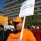 Morten Øen fra Norsk Sjømannsforbund på Youngstorget 1. mai.