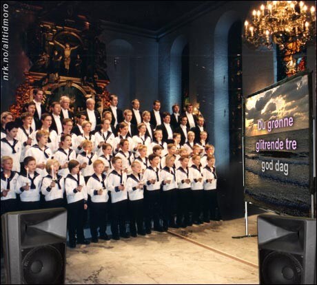 Sølvguttene synger karaoke (Foto: Fotofikling: Alltid Moro) Sølvguttene synger karaoke (Foto: Fotofikling: Alltid Moro)