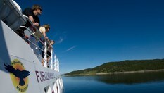 Fjellvåken II går i rute mellom Mogen Turisthytte og Skinnarbu