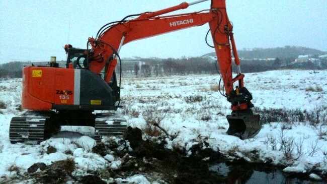 Vannlekkasje i Bø i Vesterålen (Foto: Stein Inge Pedersen)