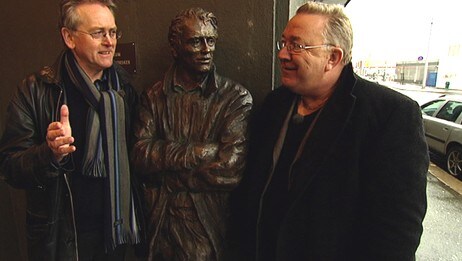 Gunnar Staalesen,Varg Veum og Birger Meland (NRK) Gunnar Staalesen,Varg Veum og Birger Meland (NRK)
