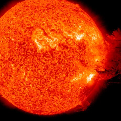 Spektakulær solstorm (Foto: NASA/Ap) Spektakulær solstorm (Foto: NASA/Ap)