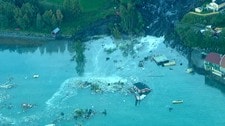 Video Flybilder fra raset i Lyngen (Foto: Nyhetsspiller)