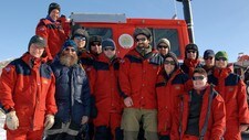 Klimaforskerne i Antarktis (Foto: Leif Morten Tangen/Norsk Polarinstitutt)