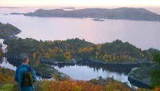 Utsikt fra Storefjell på Håøya i Porsgrunn