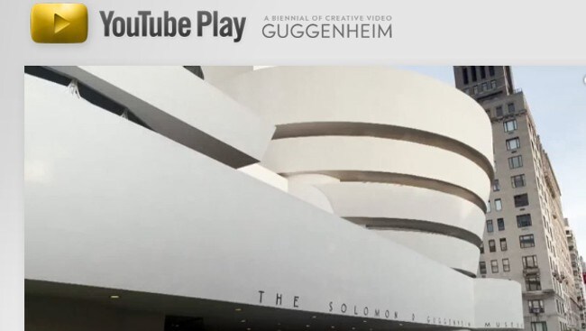 Guggenheim og YouTube (Foto: Skjermdump/NRK)