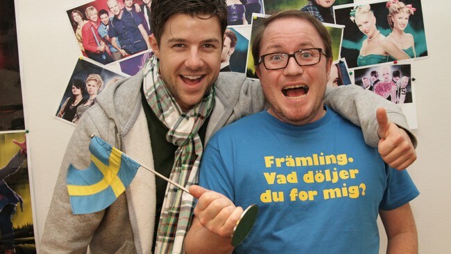 Didrik Solli-Tangen og Per Sundnes (Foto: Hege Bakken Riise/NRK) Didrik Solli-Tangen og Per Sundnes (Foto: Hege Bakken Riise/NRK)