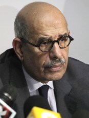 ElBaradei (Foto: MAHMUD HAMS/Afp) ElBaradei (Foto: MAHMUD HAMS/Afp)