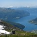 Sommerdis over Loen og Nordfjord.