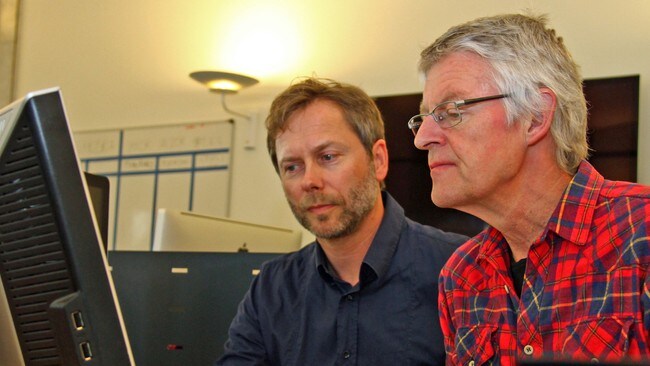 Jon-Håkon Schultz og Harald Stabell (Foto: Einar Yohsuke Kosaka/NRK) Jon-Håkon Schultz og Harald Stabell (Foto: Einar Yohsuke Kosaka/NRK)