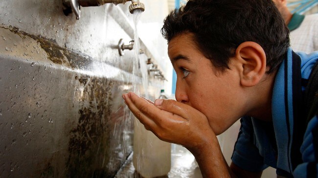 Palestinerne mangler vann (Foto: Ibraheem Abu Mustafa/Scanpix/Reuters) Palestinerne mangler vann (Foto: Ibraheem Abu Mustafa/Scanpix/Reuters)