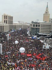 Demonstrasjoner i Russland (Foto: YURI KADOBNOV/Afp)