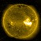 ULTRAFIOLETT: Utbrudd fra en solflekk, desember 2006. Bildet er tatt med «ultraviolet Imaging Telescope». ULTRAFIOLETT: Utbrudd fra en solflekk, desember 2006. Bildet er tatt med «ultraviolet Imaging Telescope».