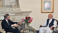 Video Støre møter Karzai i Afghanistan (Foto: Nyhetsspiller) Video Støre møter Karzai i Afghanistan (Foto: Nyhetsspiller)