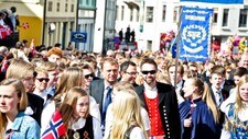17. mai i Ålesund (Foto: Ivar Lid Riise/NRK) 17. mai i Ålesund (Foto: Ivar Lid Riise/NRK)