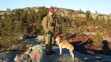 På tur med hund (Foto: Sandefjord og Oplands Turistforening/Sandefjord og Oplands Turistforening)