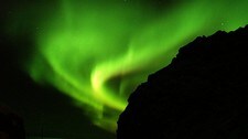 Nordlys på Andøya (Foto: Harald Pedersen)