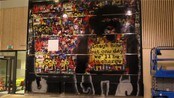 Graffiti på Hadeland videregående skole - Hadeland videregående skole har fått graffiti som kunst