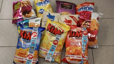 Snaks uten palmeolje (Foto: Karina Jørgensen/NRK)