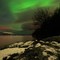 Nordlys over Førdefjorden. Nordlys over Førdefjorden.