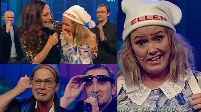 Trine Lise vant finalen i Den norske humor. (NRK)
