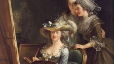 Adelaide Labille-Guiard: Selvportrett med to elever. (Foto: Metropolitan)