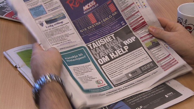 TIPS annonserer etter pasienter (NRK) TIPS annonserer etter pasienter (NRK)