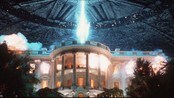 Det hvite hus blir sprengt i filmen Independence Day (Foto: Ukjent!/Scanpix)