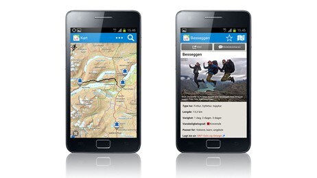 UT.no-app for Android (Foto: Bård Skrede Johannessen/NRK)