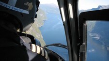 På vei mot Åkneset. (Foto: Ivar Grydeland)