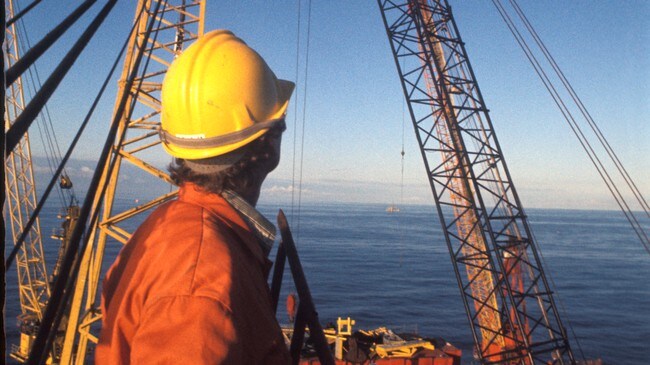 oljearbeider, Statsfjord A (Foto: Oddvar Walle Jensen/Scanpix)