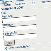 Mobilsøk på skatt