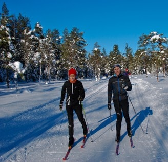 Ypperlige forhold i Nordmarka
