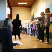 Solevåg barneskole musikal (Foto: Frieda Wik/NRK) Solevåg barneskole musikal (Foto: Frieda Wik/NRK)