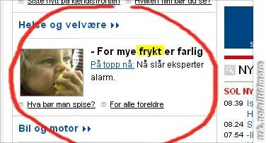 frykt (Foto: Faksimile fra SOL.no) frykt (Foto: Faksimile fra SOL.no)