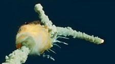 Romferga Challenger eksploderte etter oppskytingen i 1986 (Foto: BRUCE WEAVER/AP)