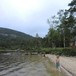 Bading i Refsvannet. Luksus med strandlinje rett nedenfor Veslebu.