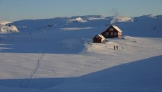 Vakkert lys ved Sandvatn