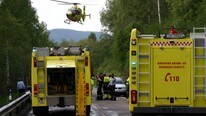 Ulykke Ringerike (Foto: Ole Edvin Tangen)