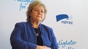Intervju med Erna Solberg - NRK Sápmis Thor Thrane intervjuer Høyre-leder Erna Solberg.