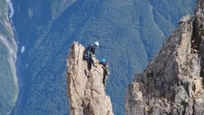 Klatring på Bladet i Moldadalen (Foto: Børre Torsvik/Den Norske Turistforening)