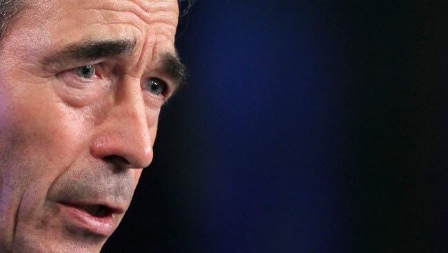 NATO/ NATO Secretary General Anders Fogh Rasmussen talks to the media during a monthly news conference in Brussels (Foto: FRANCOIS LENOIR/NTB/ScanpixReuters) NATO/ NATO Secretary General Anders Fogh Rasmussen talks to the media during a monthly news conference in Brussels (Foto: FRANCOIS LENOIR/NTB/ScanpixReuters)