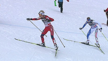 Therese Johaug (Foto: Nyhetsspiller/NRK)