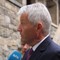 Torbjørn Jagland ankommer gallamiddagen.