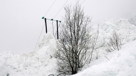 Snøskred i Veitastrond. (Foto: John Molland) Snøskred i Veitastrond. (Foto: John Molland)